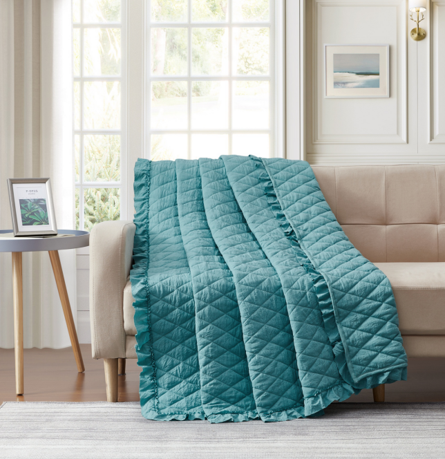 Quilted Throw Blanket